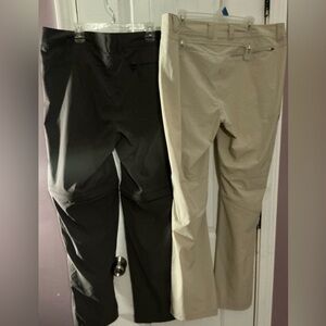 Ultimate Terrain Hiking Pants
Womens Sz 12 Grey &  tan nylon & spandex NWOT